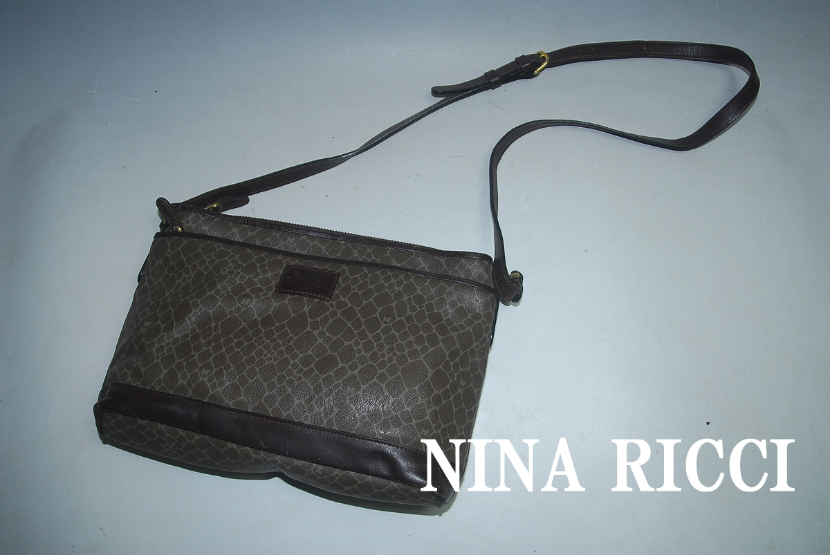 DSC5851/早い者勝ち!衝撃の最終価格!他でも出品中!NINA RICCI★二ナリッチ/こだわりの逸品!傑作ベストセラー!ショルダー/バッグ拍卖