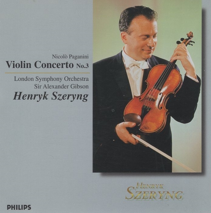 パガニーニ:ヴァイオリン協奏曲 第3番 / ヘンリク・シェリング&アレクサンダー・ギブソン / 1971年録音 / PHILIS / PHCP-9717拍卖