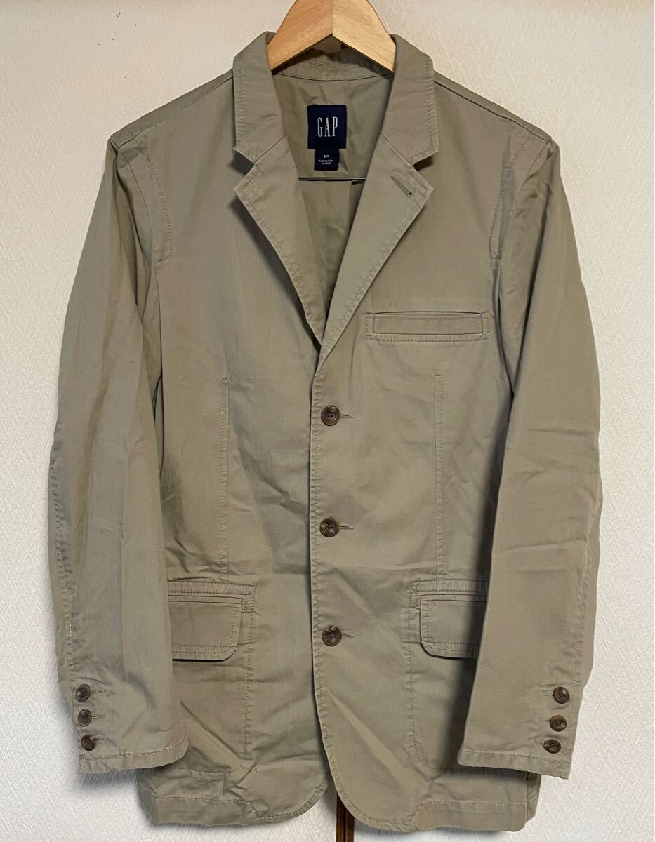 レア OLD GAP ギャップ テーラードジャケットヘリンボーン コットン100%拍卖