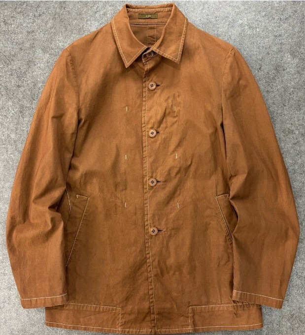【A.A.R Yohji Design Studio】コットンワークジャケット / ブラウン Yohji Yamamoto ヨウジヤマモト拍卖