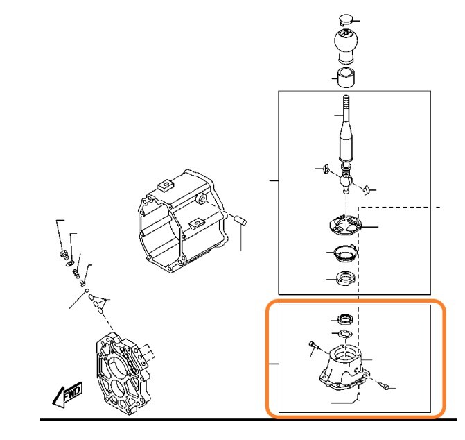 マツダ ロードスター ND 6MT 未使用 純正 2015/05- シフトレバー ケース チェンジ フロアシフト シフター M0156-2拍卖