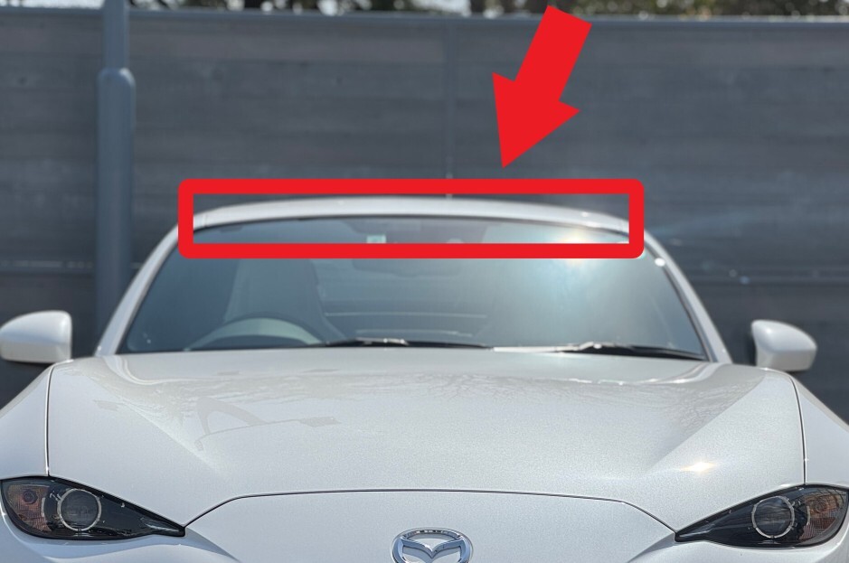 【色選択可】 新品 純正 マツダ ロードスター ND ハードトップ RF カウル ガーニッシュ フロントガラス ガーニッシュ カウリング M0213-1拍卖