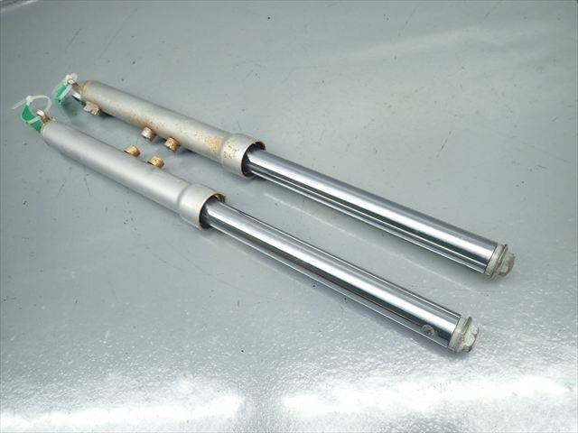 β250416-3 スズキ K50 K50-3 (S54年式) 絶版!始動動画有 純正 フロントフォーク サスペンション 左右 曲り無し!拍卖