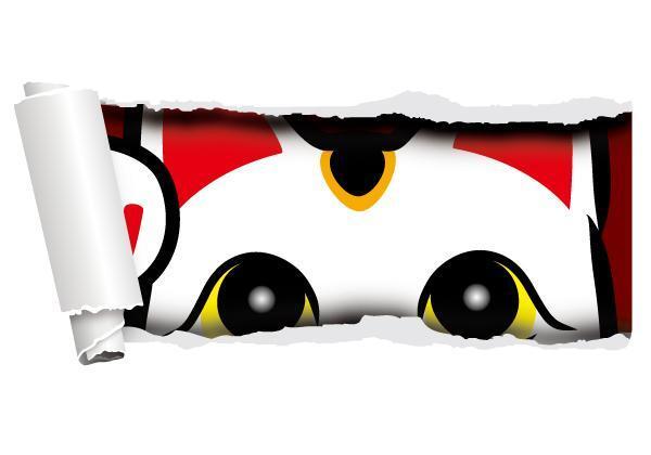 覗く 特大 招き猫 ステッカー 車 シール 自動車 エンブレム デカール アクセサリー 雑貨 おもしろ 覗く目 窓覗く拍卖