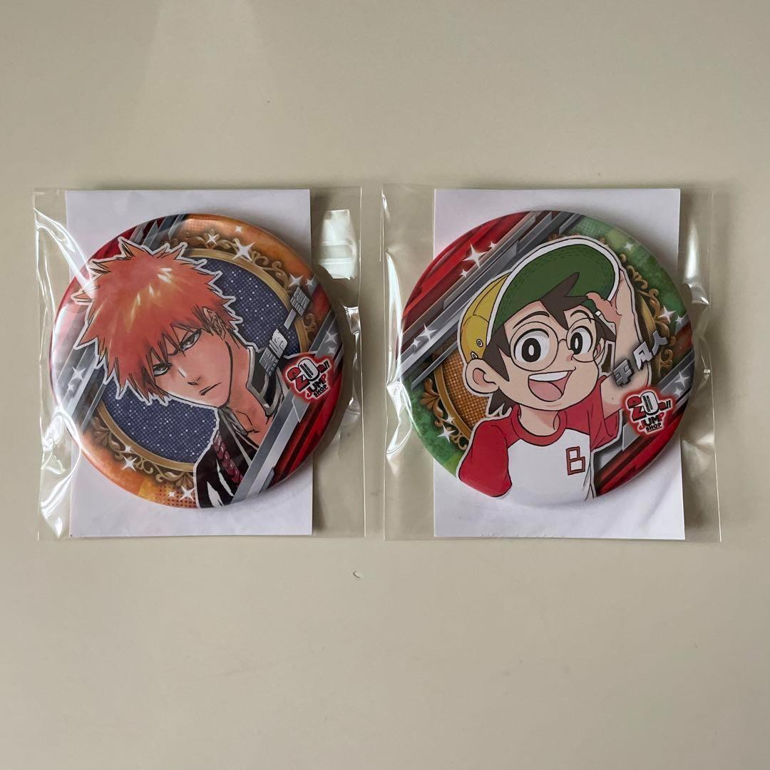 ジャンプショップ オールスター缶バッジ 20周年 BLEACH 黒崎一護 平凡人拍卖