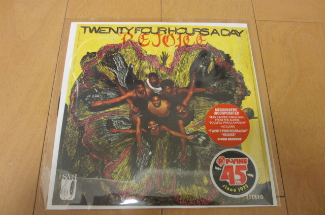 ★【MESSENGERS INCORPORATED メッセンジャーズ・インコーポレイテッド】☆『TWENTY FOUR HOURS A DAY/REJOICE』7' 新品 激レア★拍卖
