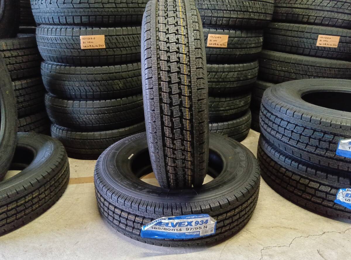 165/80R14 97/95N LT トーヨー DELVEX934 未使用 2本 No.574拍卖