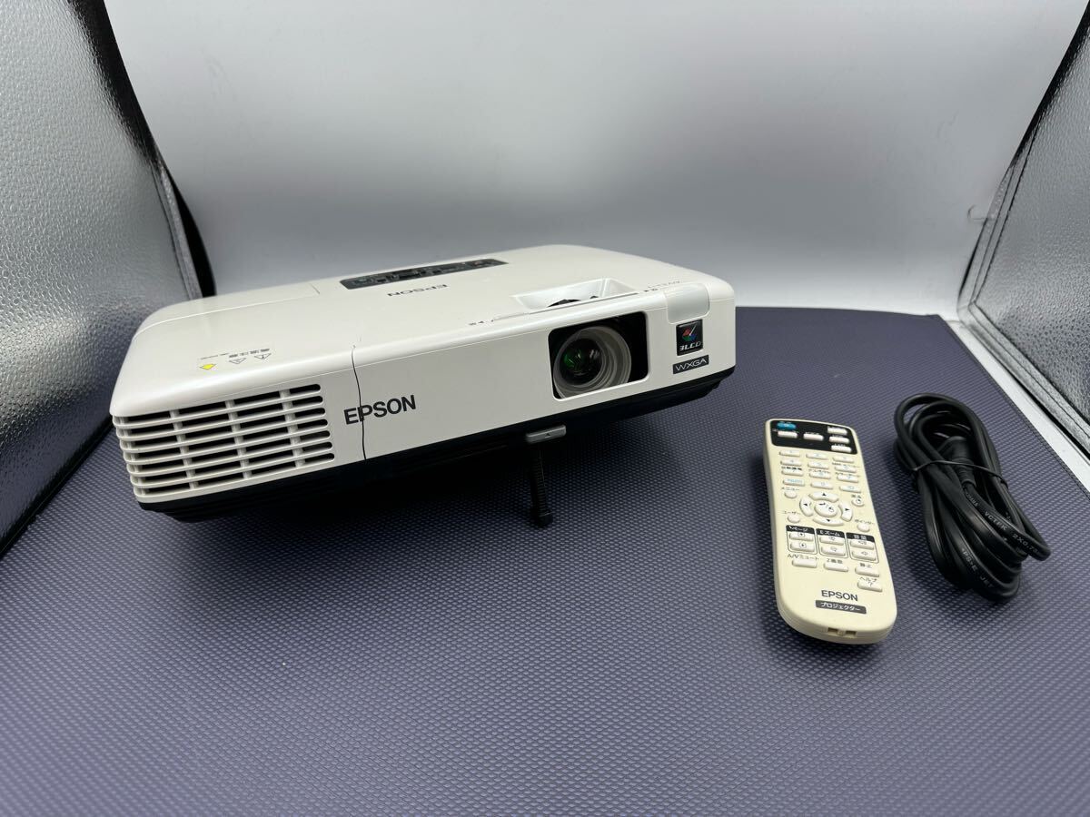 S3012) EPSON ビジネスプロジェクター EB-1730W ランプ使用時間1643/H 動作品(午3)拍卖