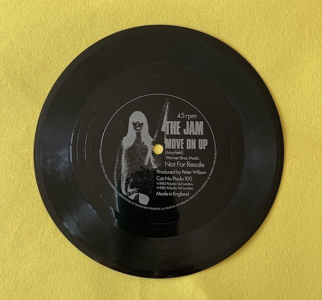 ザ・ジャム 1982年 ソノシート 「Move On Up」 : THE JAM Flexi-Disc ポール・ウェラー モッズ パンク拍卖