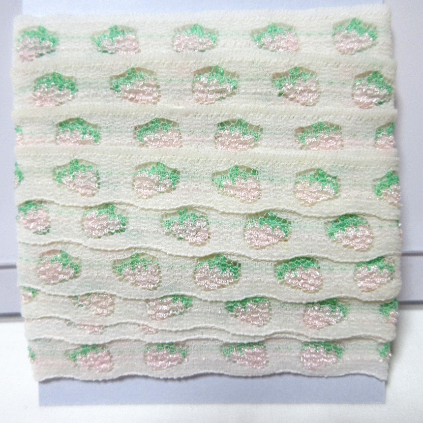 ヴィンテージ いちごフラットレース 人形 ビスクドール カルトナージュ 洋服拍卖