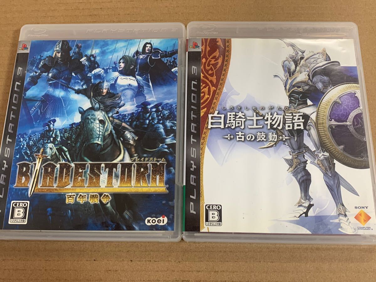 PS3ソフト 2本セット ブレイドストーム 百年戦争 + 白騎士物語 古の鼓動 ★プレステ プレイステーション3 (G)拍卖
