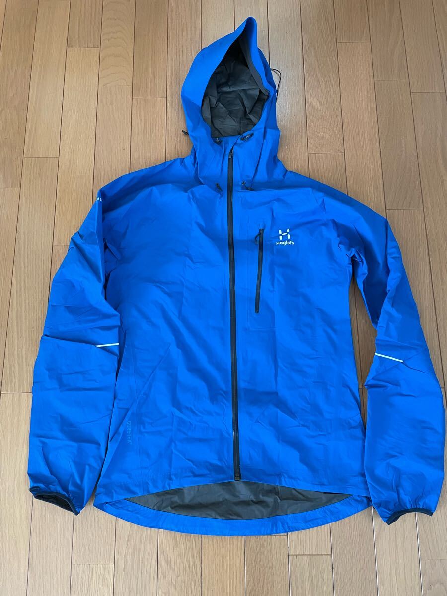 ホグロフス L.I.M ゴアテックス レインジャケット HAGLOFS L.I.M GORE-TEX Sサイズ 超軽量 コンパクト 立体裁断 撥水 雨具 正規品拍卖