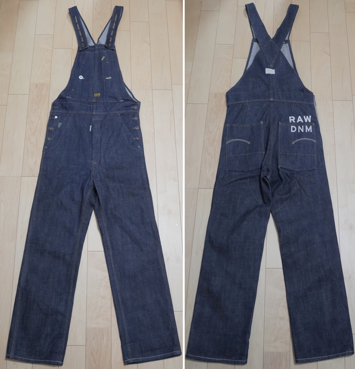 G-STAR RAW デニム オーバーオール 紺 28 美品 ジースターロウ 拍卖