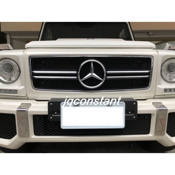 ベンツ W463 2002y~ G65 G63 ブラバス ロリンザー フロントグリル ブラック塗装済み 純正マーク付拍卖