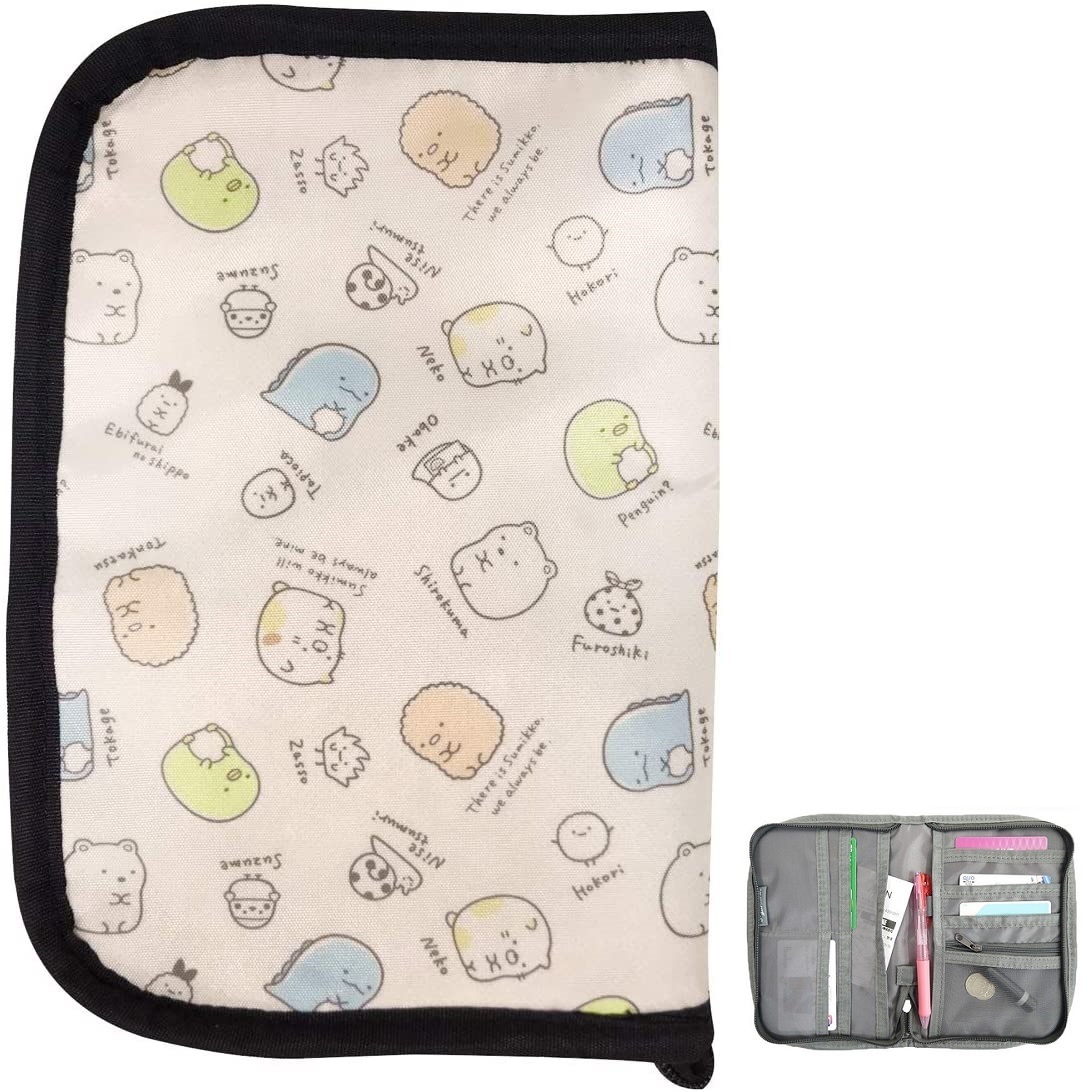 すみっコぐらし 母子手帳ケース マルチケース 通帳入れ パスポートケース 小物入れ トラベルグッズ 旅行 多機能 出産祝い 新品 未開封拍卖