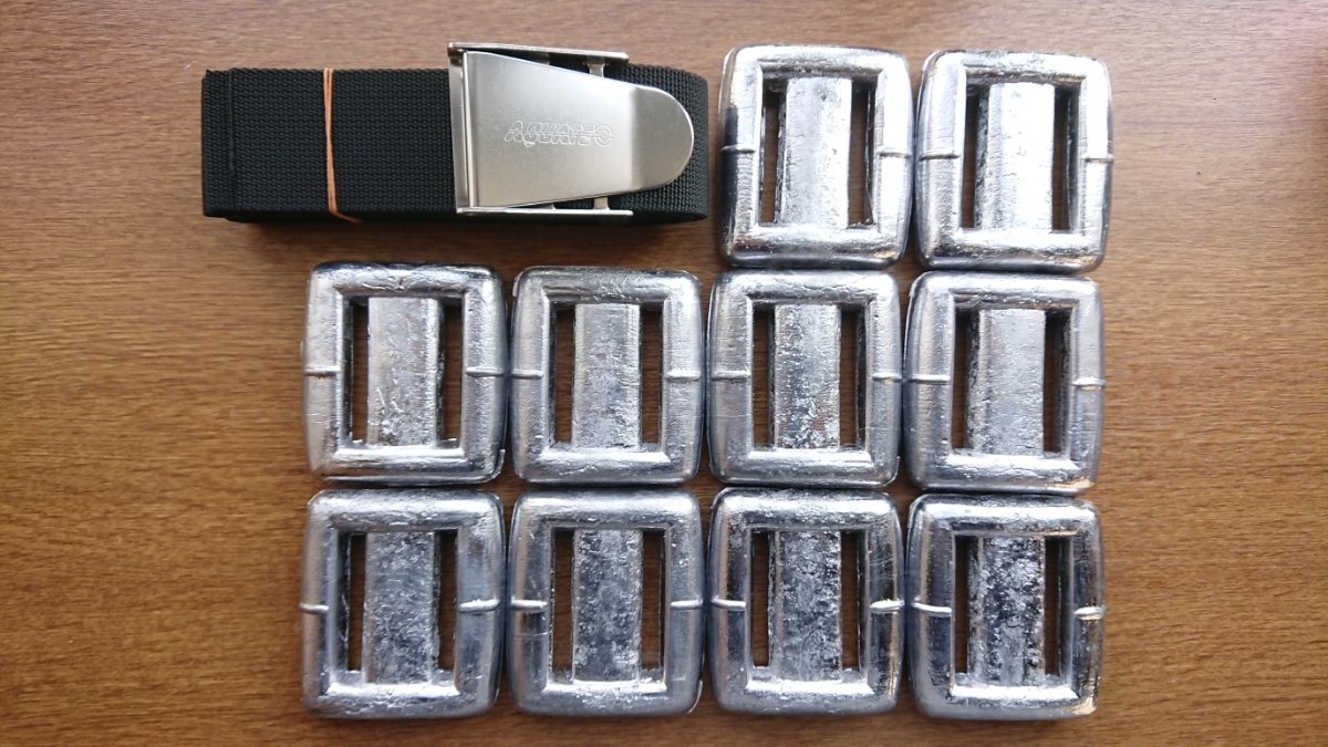 新品 ダイビングウエイト10kg ベルトセット スキューバダイビング 鉛 錘 エクササイズ拍卖