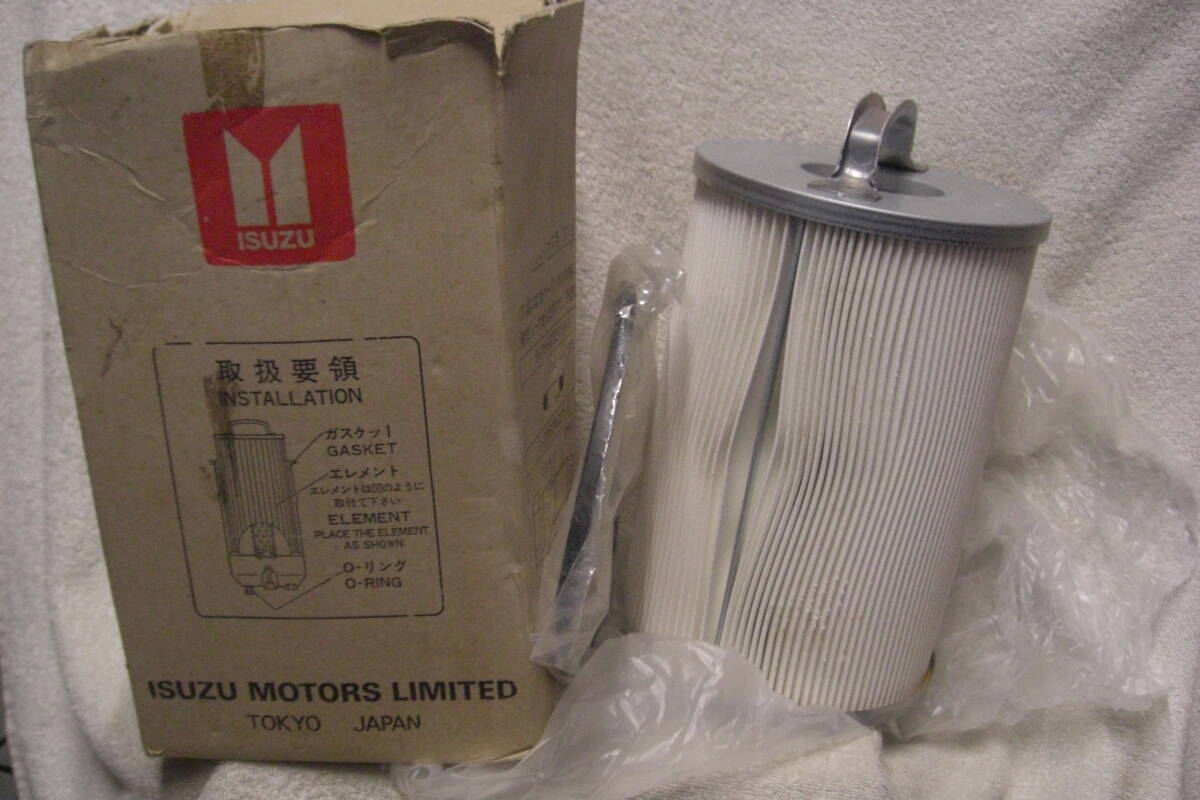 ◇新品 希少品 ISUZU いすゞ 純正部品 マリン 6S オイル フィルタ エレメント 傷有拍卖