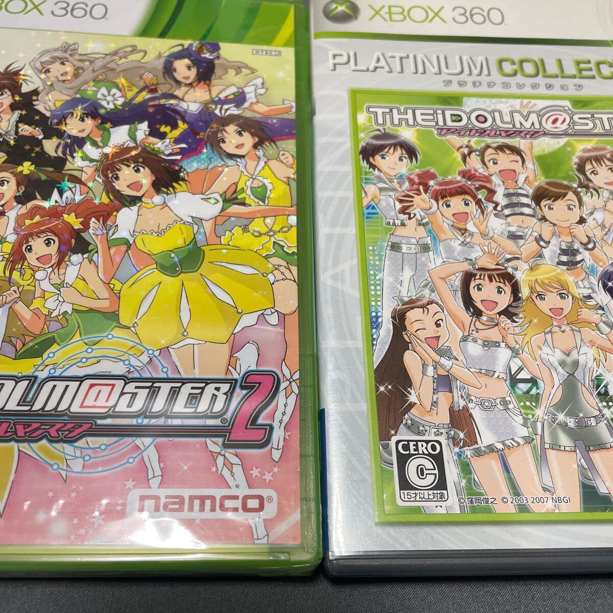 XBOX360 アイドルマスター 2 新品未開封 アイドルマスター 中古 2本セット まとめ売り拍卖