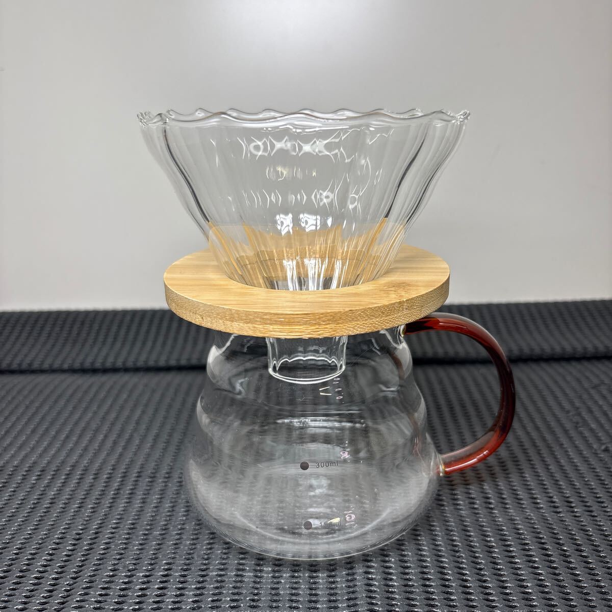 ★3coins コーヒーサーバー ドリッパー 珈琲 ガラス製 円錐形ドリッパー 茶器 おしゃれ★拍卖