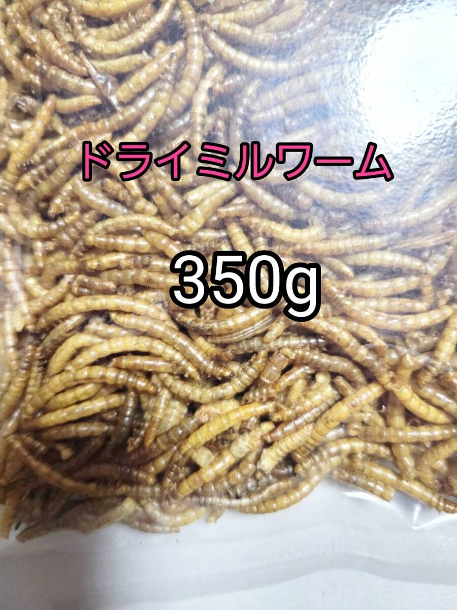 乾燥ミルワーム350g 鳥類 小動物 爬虫類 両生類 鶏 インコ オウム 文鳥 ハムスター ハリネズミ ドライミルワーム拍卖