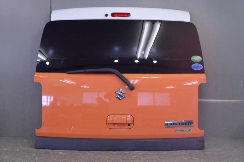 ハスラー G 1型 前期(MR31S) 純正 破損無 取付OK リアゲートパネル バックドア ハイマウントストップランプ付 s010859拍卖