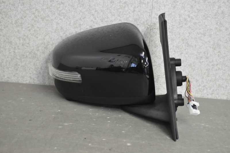 デイズ ルークス ハイウェイスター X(B21A) 純正 イシザキ 右 ドアミラー 電格 11P ウィンカー カメラ付 黒 ブラック 024118 s012341拍卖