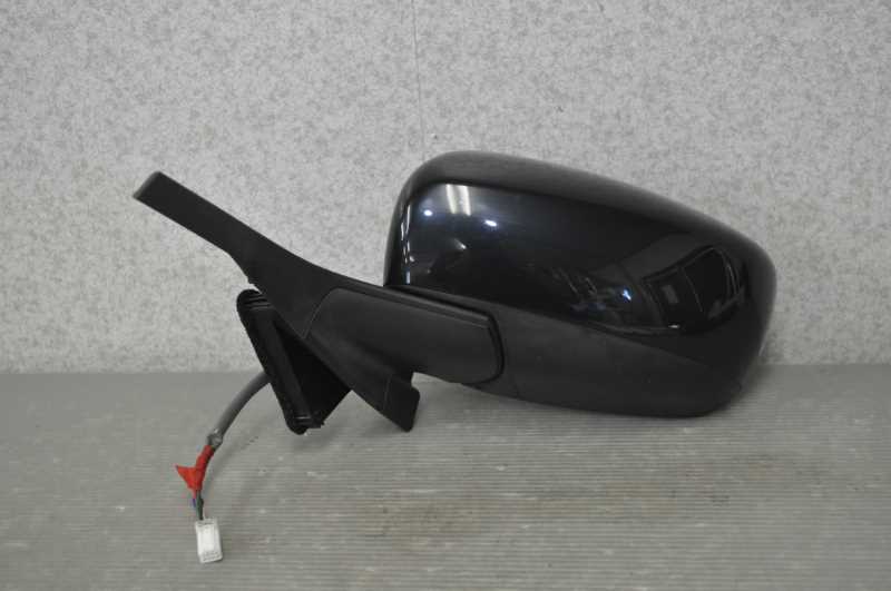 ハスラー Gターボ 後期 (MR41S MR31S) 純正 破損無 動作保証 左 ドアミラー 電格 7P 7ピン ヒーター付 ZJ3 黒 s018927B拍卖