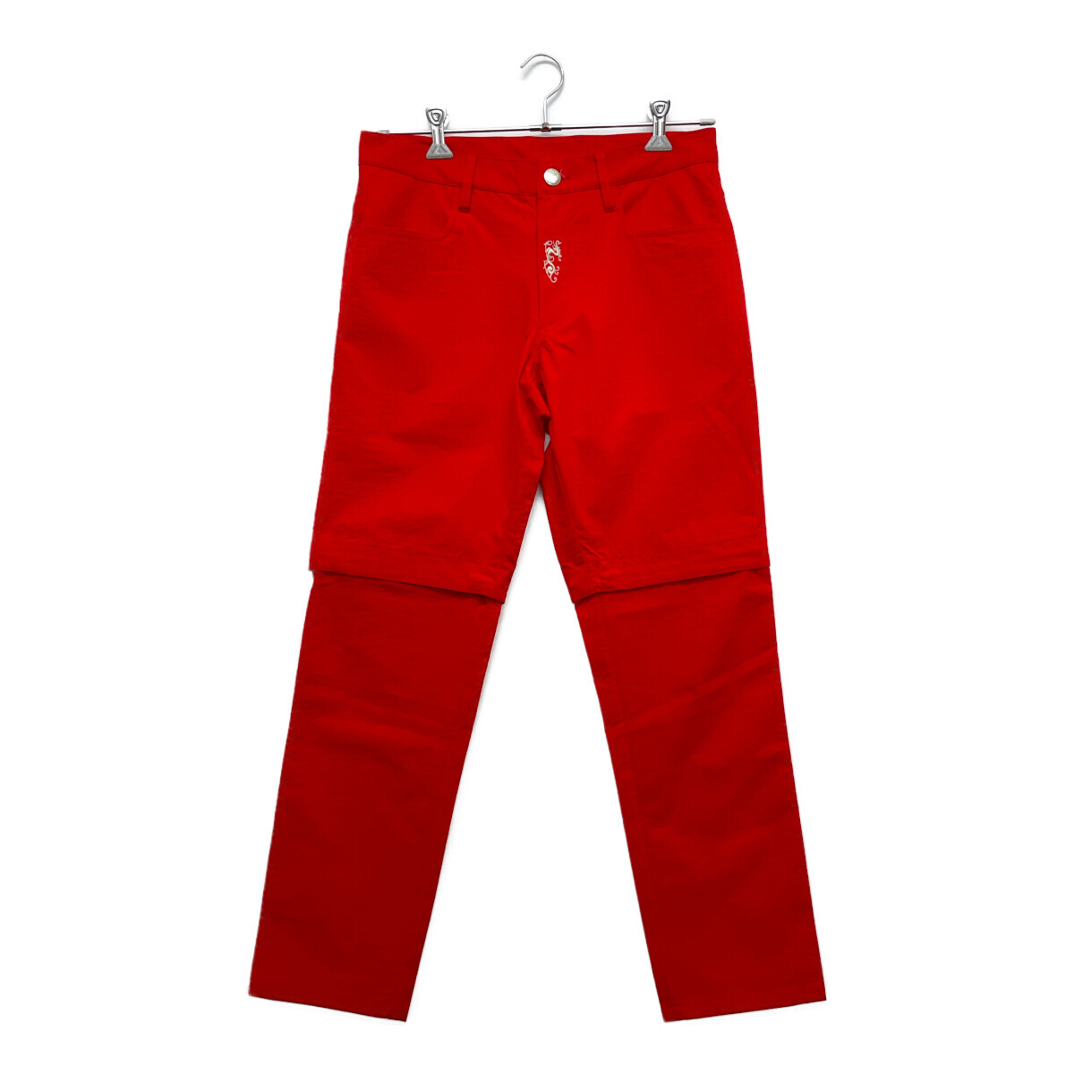 coco 中古【値下げ】 ダンスウィズドラゴン メンズ パンツ 2(M) 赤 レッド ハーフパンツ シンプル レターパックプラス発送可 92919拍卖