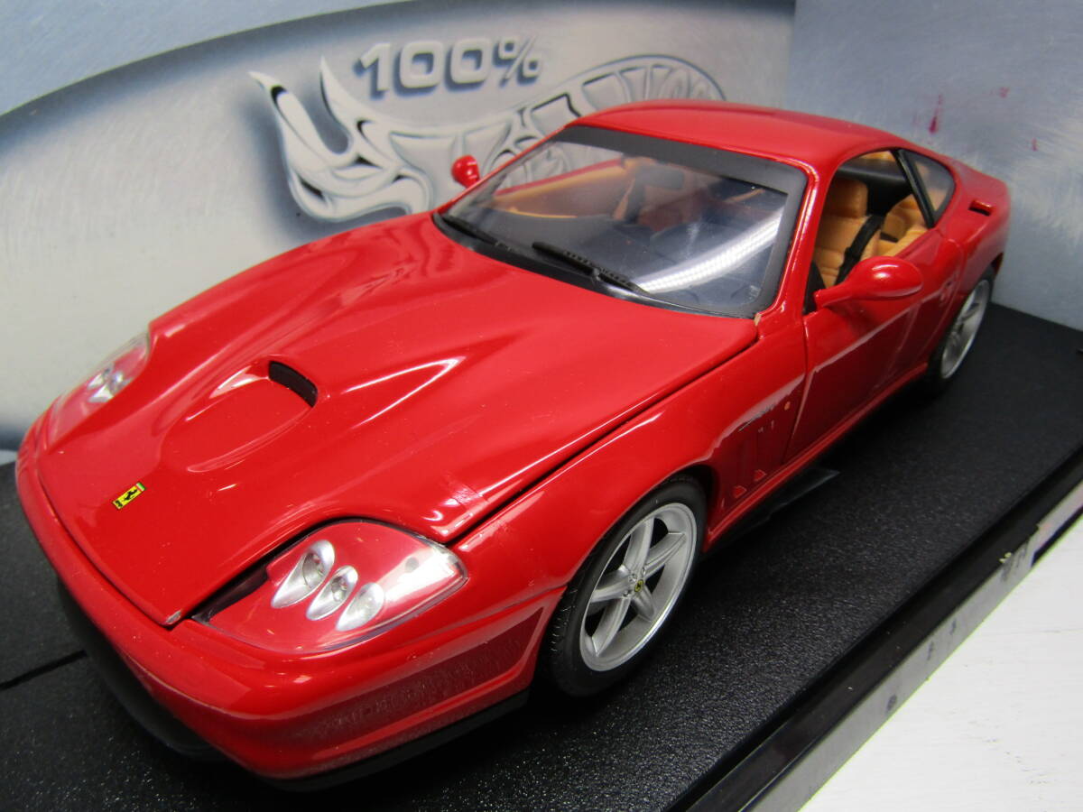 Ferrari 1/18 フェラーリ Maranello マラネロ レッド クーペ 575MM ENZO PININFARINA V12 跳ね馬 Rosso ピニンファリーナ 1999年マテル社製拍卖