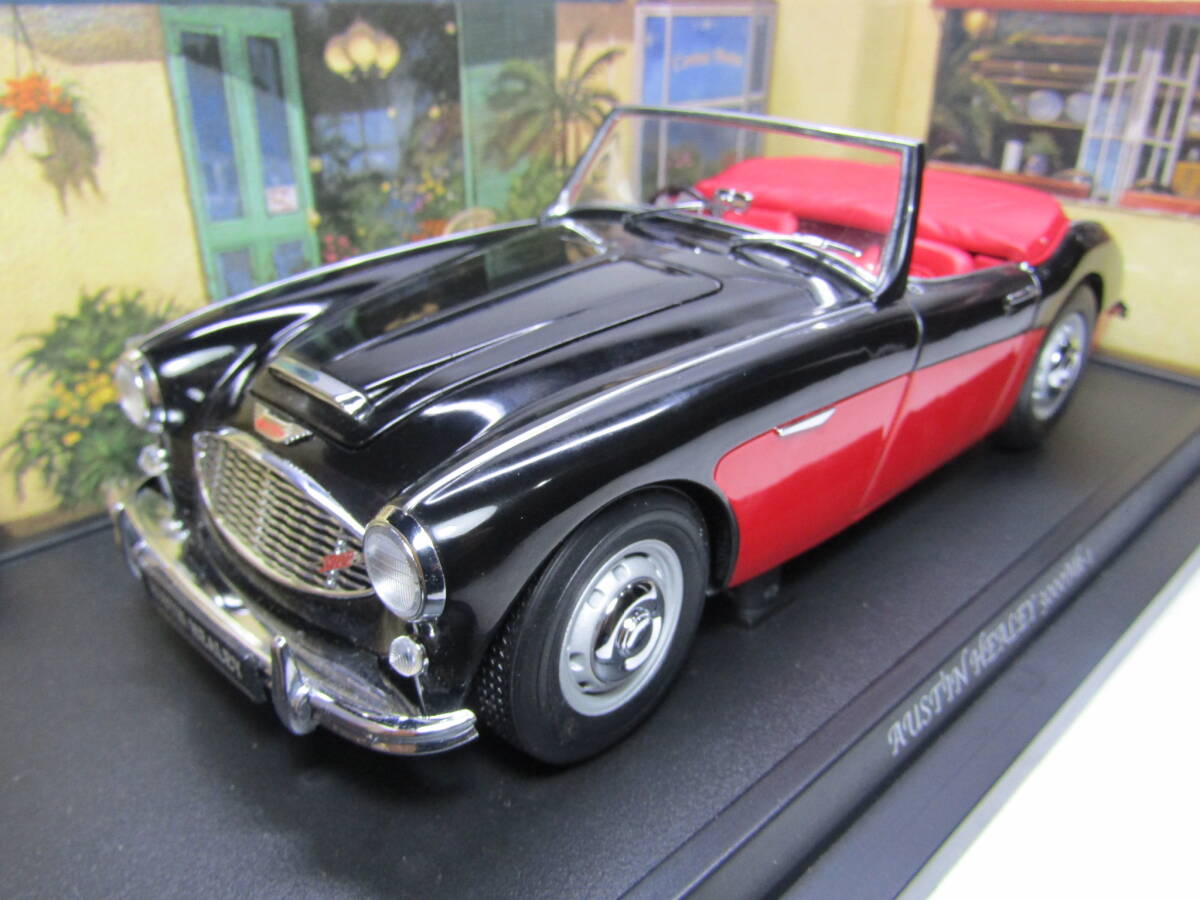 Austin Healey 1/18 オースチンヒーレー ヒーリー100 3000 Kyosho Gorgeous Collection 京商 赤x黒 ツートン ブリティシュライトウエイト拍卖