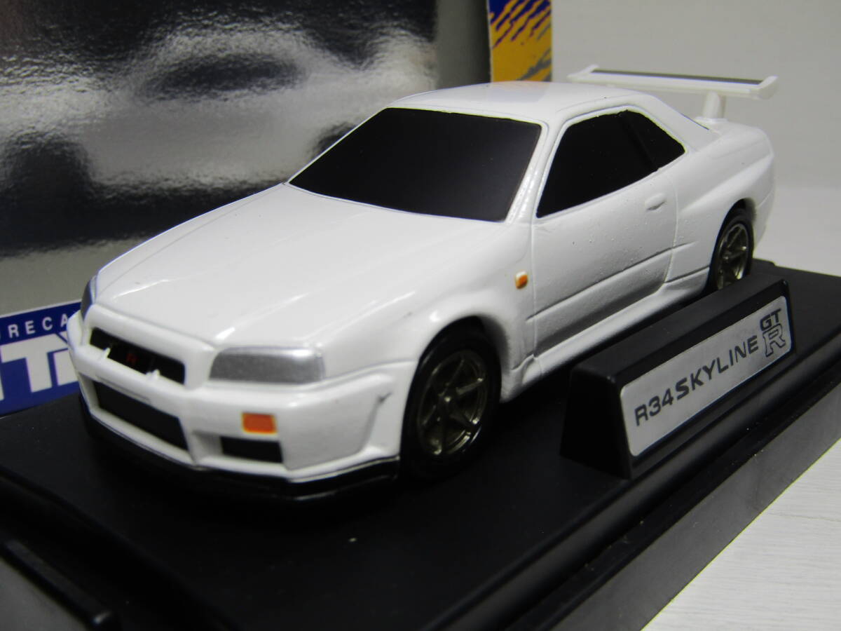 NISSAN 1/43 ニッサン 日産 SKYLINE スカイライン JDM Japan 未展示品 1/43 GT-R GTR V-spec R34 1999 BNR34 White MTECH Limited Edition拍卖