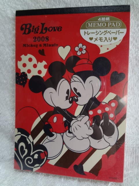 DSメモパッド ミッキー・ミニー ビッグラブ2008拍卖