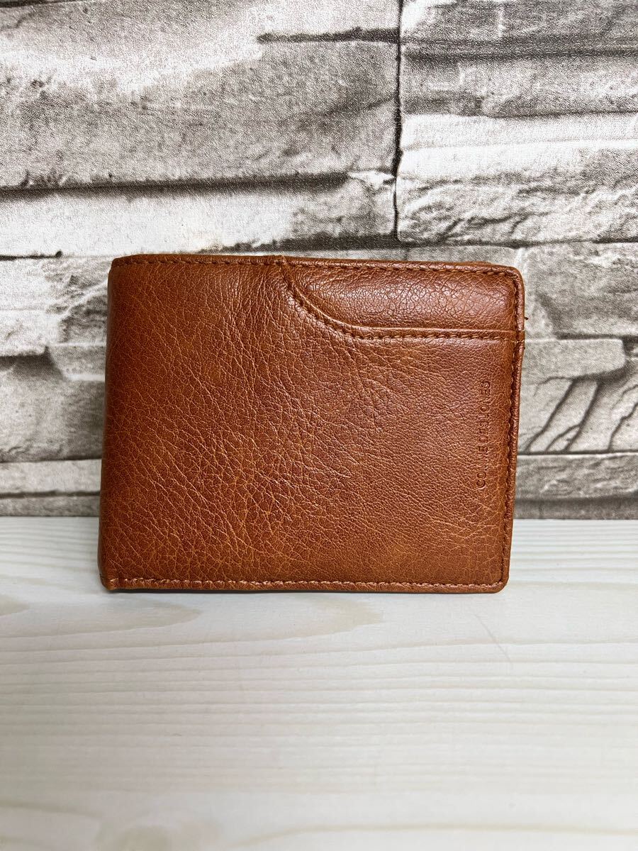 COMME DES JONES コムデジョーンズ 二つ折り財布 財布 ウォレット ブラウン メンズ拍卖