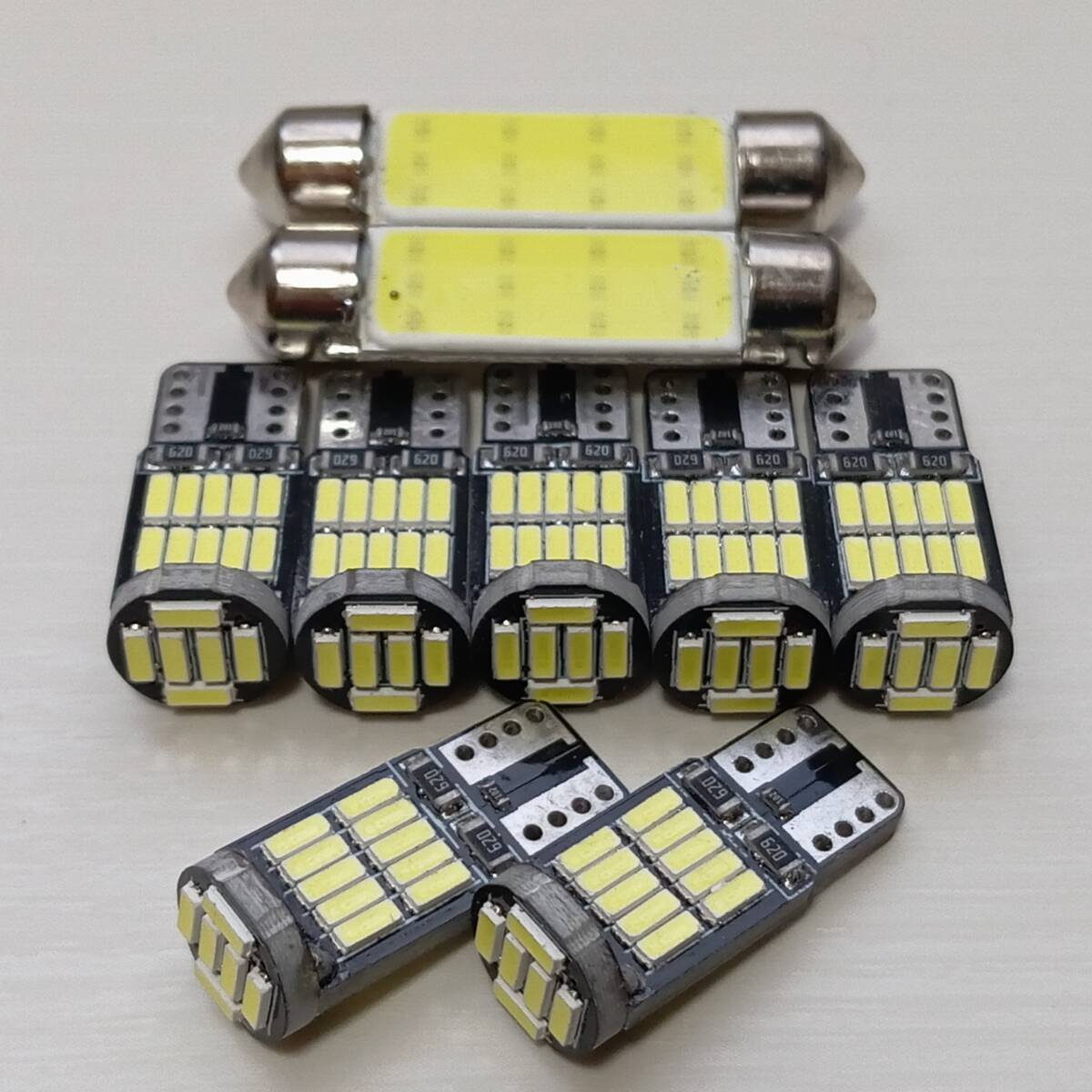 ポルシェ 997 911 カレラ 爆光 T10 LED ルームランプ キャンセラー内蔵 9点セット ホワイト /26/t42拍卖