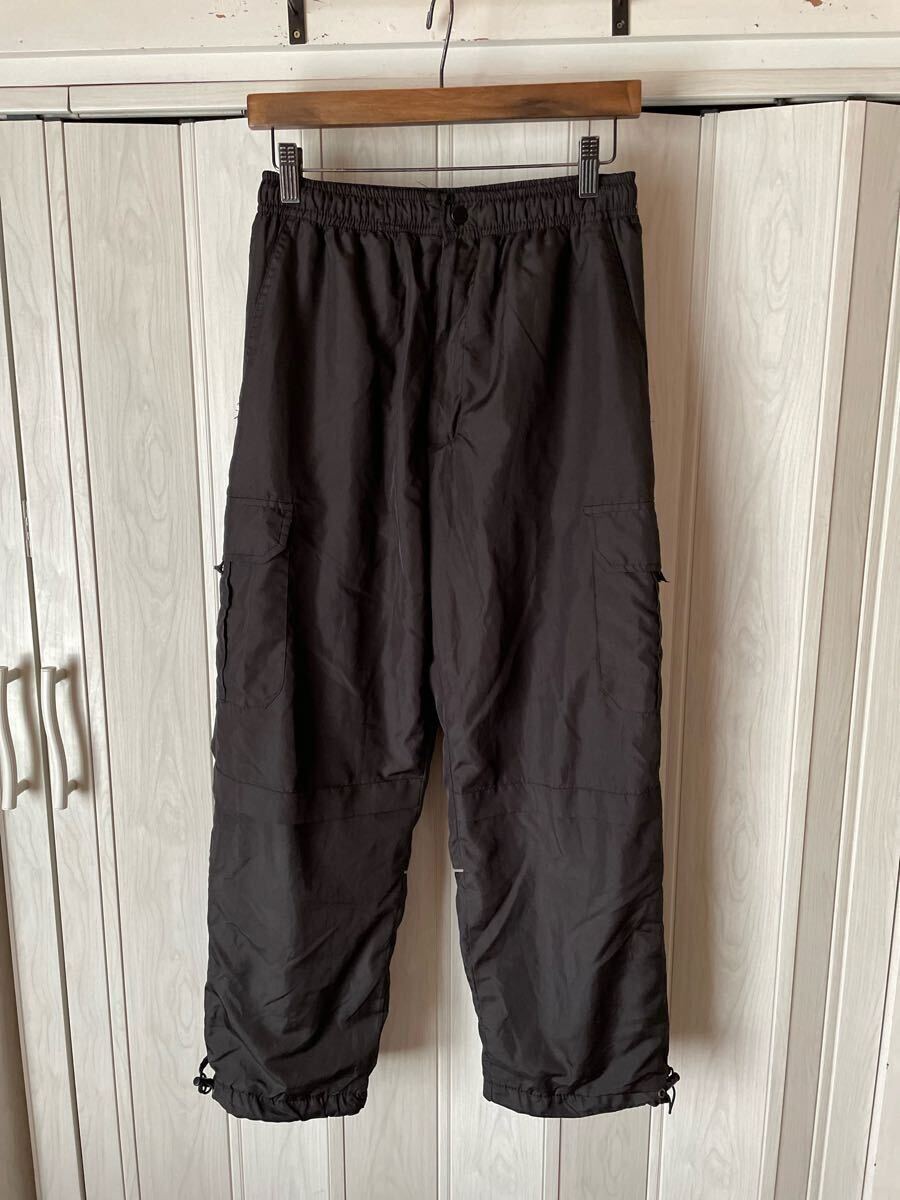 ◆裏地フリース/黒のナイロンパンツ◆o2拍卖