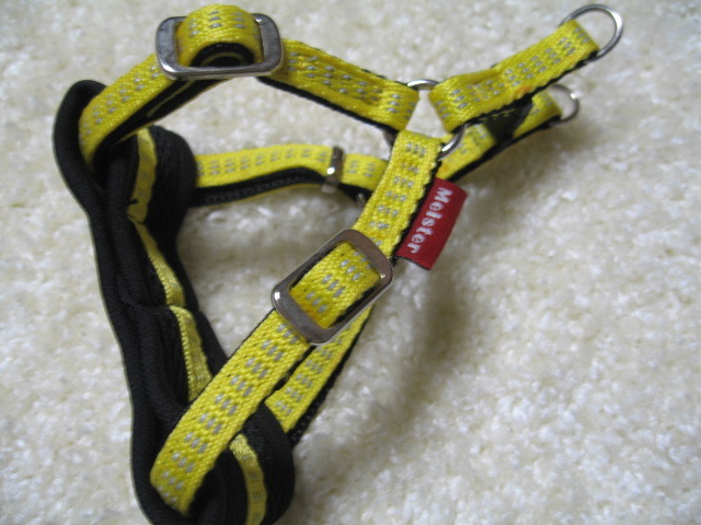 ★同梱お得★超小型犬胴輪-№75・ソフティー・クッションハーネス・イエロー♪拍卖