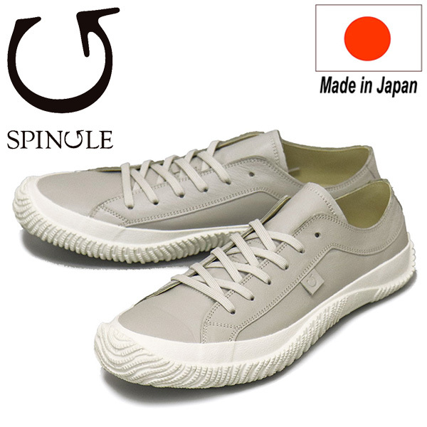 SPINGLE (スピングル) SP-110 カンガルーレザースニーカー 日本製 08Light Gray SP020LL-27.5cm拍卖