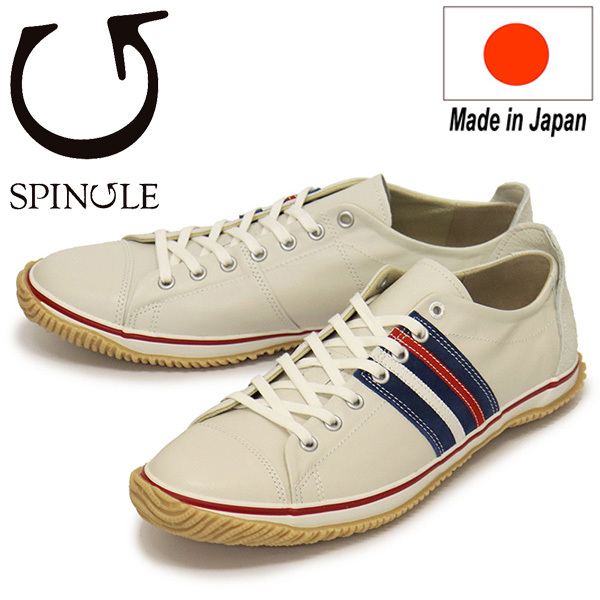 SPINGLE (スピングル) SP-198 カンガルーレザースニーカー 日本製 180 Tricolor SP035 M-25.5cm拍卖