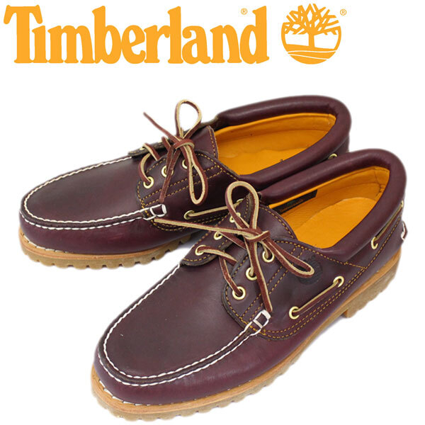 Timberland (ティンバーランド) 50009 Authentics 3Eye Classic Lug (オーセンティクス スリーアイ クラシック ラグ) バーガンディー プル拍卖