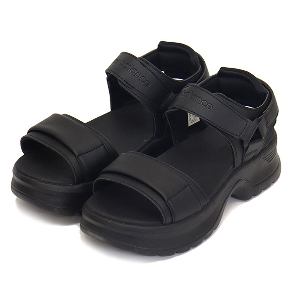 new balance (ニューバランス) SWAFSHA1 258 ストラップサンダル BLACK NB007 Bワイズ25.0cm拍卖
