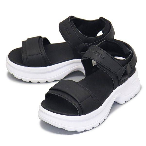 new balance (ニューバランス) SWAFSHE1 258 ストラップサンダル BLACK/WHITE NB008 Bワイズ25.0cm拍卖