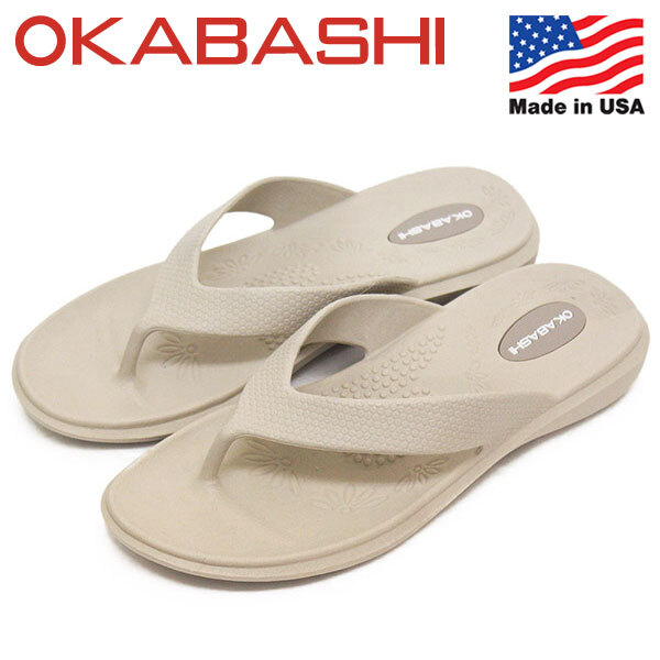 OKABASHI (オカバシ) O-60001 WOMENS MAUI ウィメンズ マウイ サンダル レディース OKB005 110DOVE S-約22.0cm-23.0cm拍卖