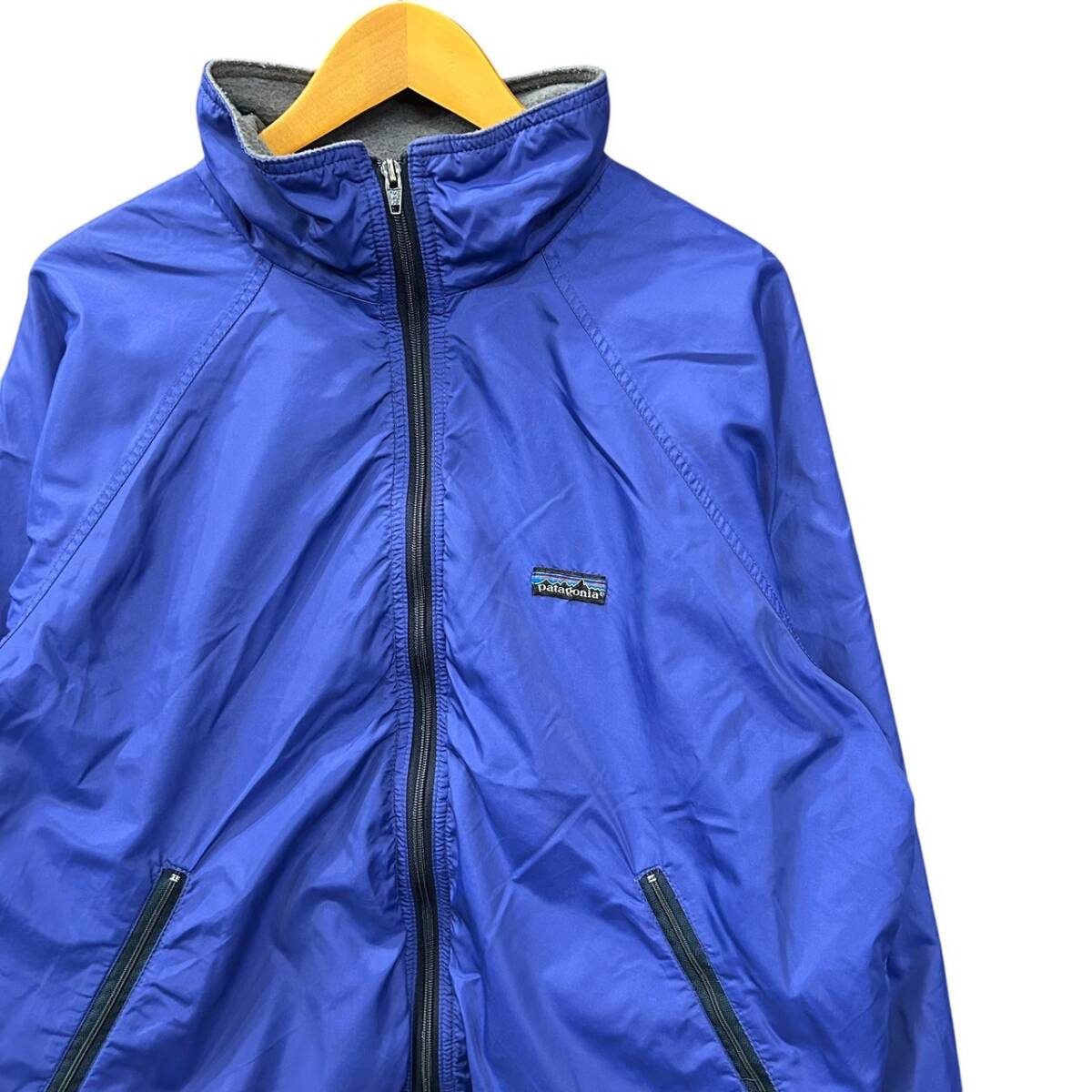 80s ビンテージ パタゴニア シェルドキャプリーン ジャケット L ブルー USA製 80年代 アメリカ製 vintage ヴィンテージ patagonia拍卖
