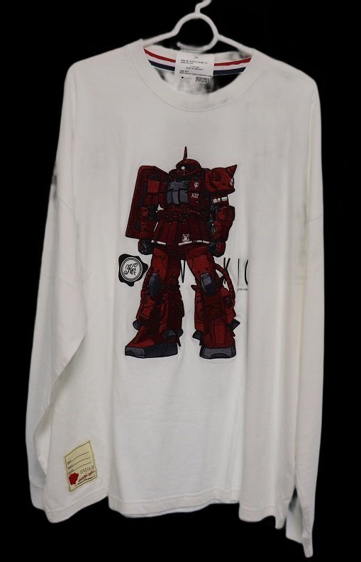 seveskig×機動戦士ガンダム新品長袖TシャツL 刺繍 ククルス・ドアンの島拍卖