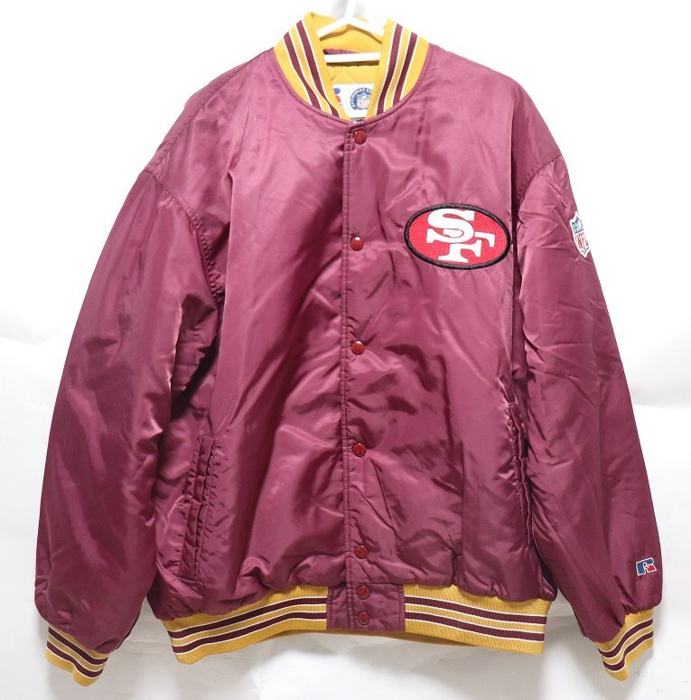 Russell Athleticラッセルアスレティック×49ers新品メンズスタジャンXL拍卖