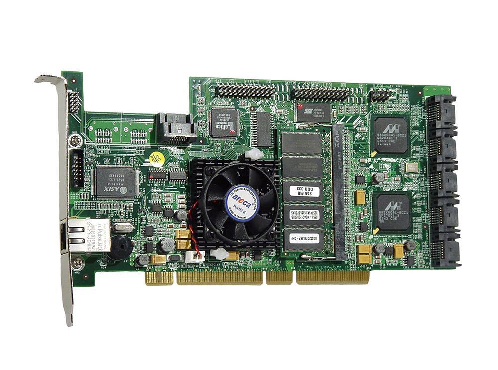 ARC-1130DML Areca Pci-x To Sata Ii Raid Controller 12 Ports Multi-lane RAIDカード拍卖