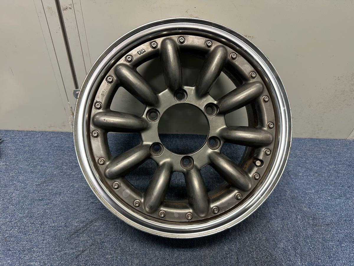 ①1本!エンケイ デセム10 15インチ 6.5J OFF30 PCD139.7×6穴 (検索)ワタナべ ブラックレーシング 10スポーク キャラバン ハイエースなど拍卖