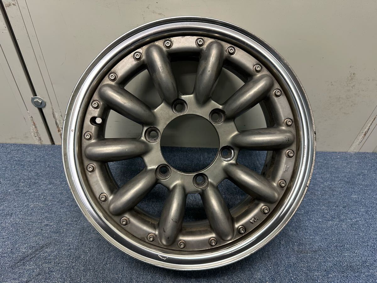 ②1本!エンケイ デセム10 15インチ 6.5J OFF30 PCD139.7×6穴 (検索)ワタナべ ブラックレーシング 10スポーク キャラバン ハイエースなど拍卖