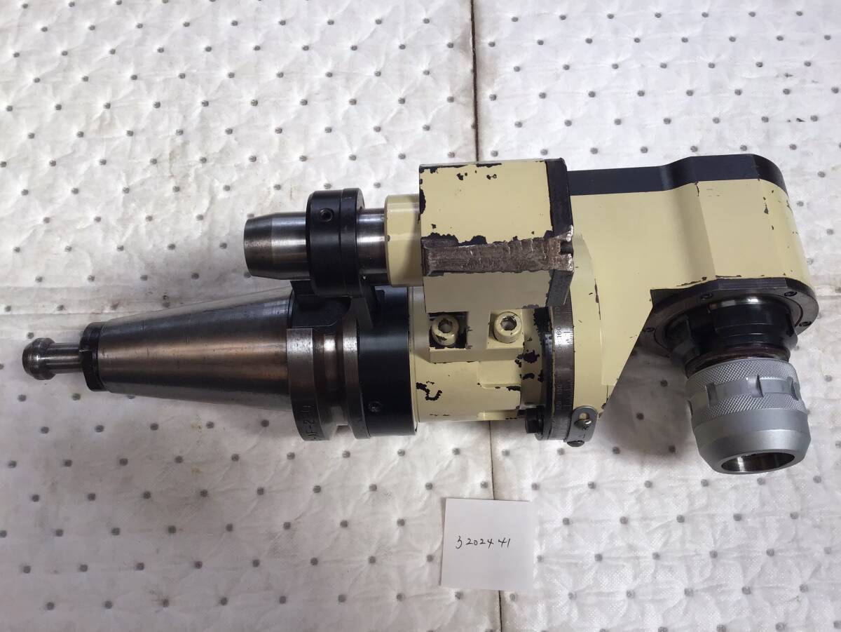 アングルヘッド アンギュラヘッド 日研 BT50-AF-230。 NIKKEN アダプタミーリングチャック AHK35-C20。 中古品 (3202441)拍卖