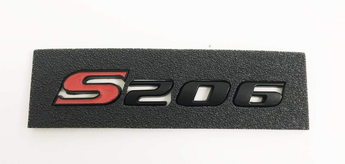 ST-136 スバル SUBARU WRX STI S206 マットブラック エンブレム 3M両面テープ付き拍卖